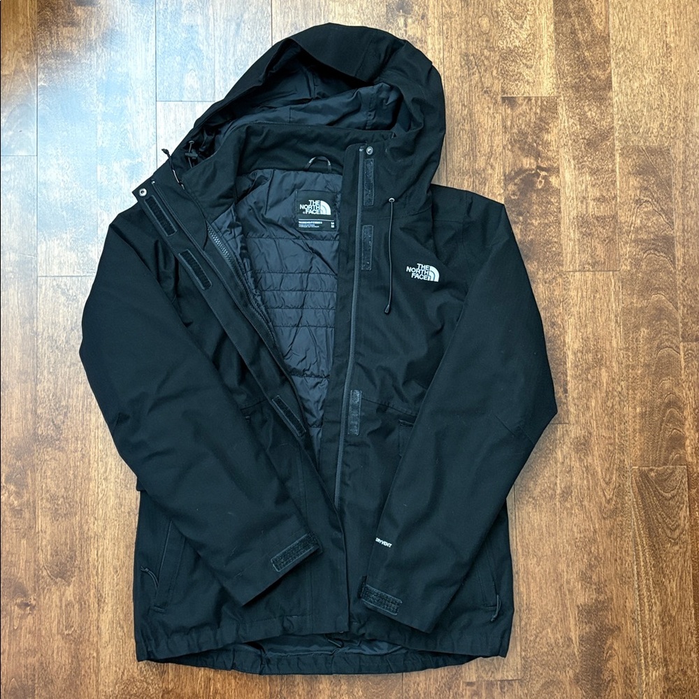 The North Face Black Dryvent 3-in-one Jacket